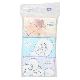 ティッシュ おとなりさん ポケットティッシュ カミオジャパン 水に流せる かわいい メール便可 マシュマロポップ