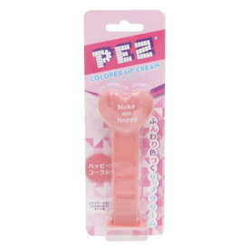 コスメ雑貨 PEZ カラーリップクリーム ハッピーコーラル レイス リップスティック マシュマロポップ