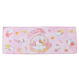 子供用プールタオル ハローキティ クイックドライジュニアバスタオル キラキラフルーツ サンリオ 丸眞 スポーツタオル マシュマロポップ