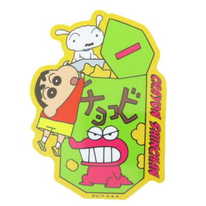 ビッグシール クレヨンしんちゃん アウトドアステッカー チョコビ スモールプラネット ビニールステッカー デコシール 耐水性 耐候性 アニメメール便可 マシュマロポップ