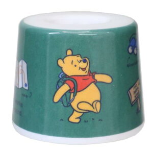 洗面用具 くまのプーさん メラミン製歯ブラシスタンド ディズニー スケーター 1本用 歯ブラシ立て マシュマロポップ