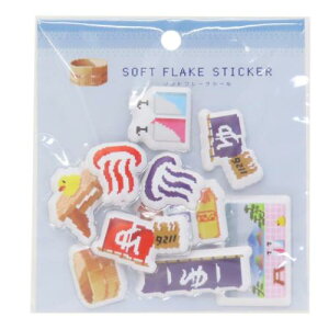 フレークシール ピクセルック ソフトフレークシール 銭湯 Green Flash デコレーション かわいい メール便可 マシュマロポップ