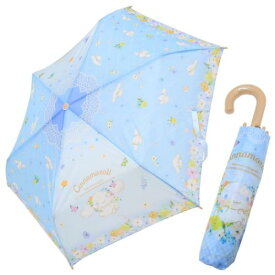 折りたたみ傘 シナモロール 折り畳み傘 フラワーレース サンリオ ジェイズプランニング 折畳傘 子供 女の子 マシュマロポップ