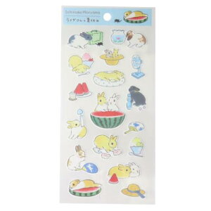 シールシート 森山標子 夏柄ペーパーシール 夏休み アクティブコーポレーション デコシール デコレーション かわいい メール便可 マシュマロポップ