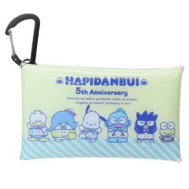 【ポイント10倍 & クーポン！】ミニポーチ はぴだんぶい クリアマルチケースS はらまき サンリオ マリモクラフト 小物入れ メール便可 マシュマロポップ
