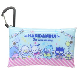 【ポイント10倍 & クーポン！】ミニポーチ はぴだんぶい クリアマルチケースS おむすび サンリオ マリモクラフト 小物入れ メール便可 マシュマロポップ