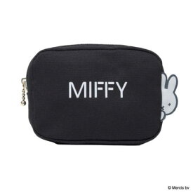 コスメポーチ ミッフィー スクエアポーチ MIFFY BIG NAME ディックブルーナ エフエービージャパン 小物入れ メイクポーチ 絵本 マシュマロポップ