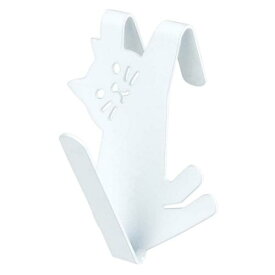 キッチン雑貨 ネコデコキッチン ボトルフック WH ねこ デコレ 猫型 台所 洗い物 水切り かわいい マシュマロポップ