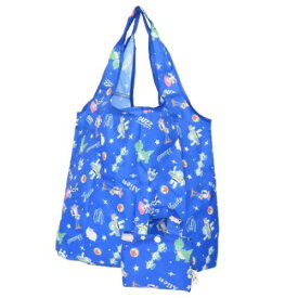 エコバッグ トイストーリー 折りたたみショッピングバッグ ネイビーアイコン ディズニー ジェイズプランニング お買い物かばん コンパクト メール便可 マシュマロポップ