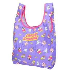 エコバッグ クレヨンしんちゃん マルシェショッピングバッグ 集合 スモールプラネット 折りたたみ お買い物かばん アニメ マシュマロポップ