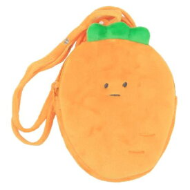 移動ポケット ジューシーなにんじんとなかまたち ダイカットどこでもポッケ にんじん カミオジャパン クリップポーチ ショルダーひもつき マシュマロポップ