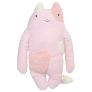 プラッシュドール フモフモさん ぬいぐるみ Mサイズ ハート3 みけも ピンク シナダグローバル 人形 マスコット マシュマロポップ