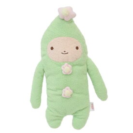 ＼期間限定SALE価格／フモフモさん プラッシュドール ぬいぐるみ Mサイズ フラワーニコラ 薄緑 シナダ 人形 マスコット キャラクター グッズ