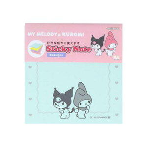 付せん マイメロディ&クロミ 付箋メモ5C New Life Collection サンリオ サンスター文具 メモパッド 伝言 メール便可 マシュマロポップ