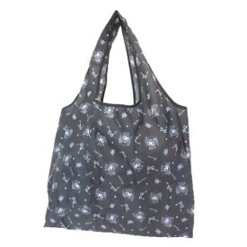 ショッピングバッグ クロミ ポケット付きエコバッグ ブラック サンリオ ケイカンパニー お買い物かばん メール便可 マシュマロポップ