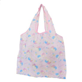 ショッピングバッグ リトルツインスターズ ポケット付きエコバッグ サンリオ ケイカンパニー お買い物かばん メール便可 マシュマロポップ