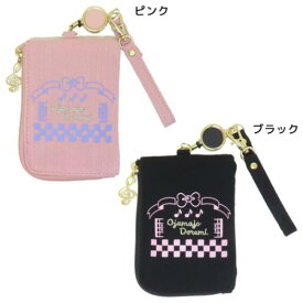 小銭入れ＆定期入れ おジャ魔女どれみ パス付きコインケース リール付き マリモクラフト ICカードケース パスケース アニメメール便可 マシュマロポップ