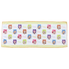 速乾フェイスタオル おジャ魔女どれみ ファストドライフェイスタオル イエロー マリモクラフト 速乾吸水 アニメメール便可 マシュマロポップ