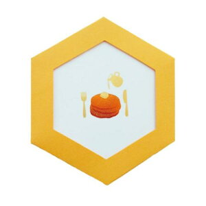 グリーティングカード ROKKAKU CARD メッセージカード ごほうびスイーツ パンケーキ フタバ 箔押し カード&封筒 メール便可 マシュマロポップ