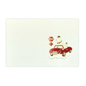 POSTCARD ROKKAKU Aj}V[Y bZ[WJ[h BEAR'S Weekend 1 Safe Drive t^o  O[eBOJ[h [։ }V}|bv