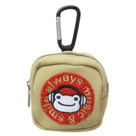 ミニポーチ かえるのピクルス カラビナミニポーチ always music ナカジマ 小物入れ マシュマロポップ