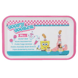 中皿 スポンジボブ メラミントレイ S Always Hungry 大西賢製販 角皿 子供 割れない食器 メラミントレー メラミンプレート メール便可 マシュマロポップ