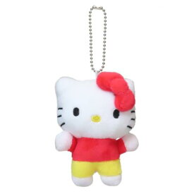 マスコット クレヨンしんちゃん サンリオキャラクターズ ぬいぐるみマスコット ハローキティ 赤 サンリオ エンスカイ ボールチェーン ミニぬいぐるみ マシュマロポップ