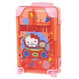 【ポイント10倍 & クーポン！】卓上収納 ハローキティ スタンド付きミニキャリーケース3 サンリオ 収納 整理整頓 小物入れ マシュマロポップ