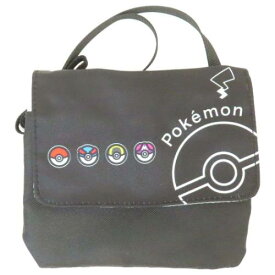 【ポイント10倍 & クーポン！】クリップポケット ポケットモンスター クリップポケットショルダー付き クロ モンスターボール ポケモン マルヨシ 子ども用ポーチ キッズポーチ メール便可 マシュマロポップ