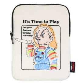 【ポイント10倍 & クーポン！】ガジェットケース CHUCKY チャッキー タブレットケース プレイトゥタイム 丸眞 タブレットポーチ タブレット入れ 映画メール便可 マシュマロポップ
