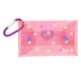 【ポイント10倍 & クーポン！】ミニポーチ ピュレグミ クリアマルチケース グレープ funbox 小物入れ かわいい メール便可 マシュマロポップ