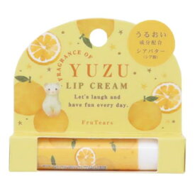 コスメ雑貨 フルティアーズ リップクリーム オコジョ クーリア プレゼント かわいい ゆずの香り メール便可 マシュマロポップ