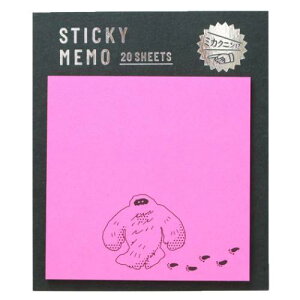 付箋 ミカクニン 蛍光ふせん ビッグフット Green Flash 事務用品 おもしろ文具 メール便可 マシュマロポップ