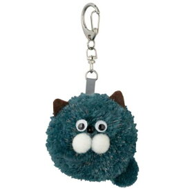 キーホルダー ポンポンリフレクターチャーム デコレ 反射 光る キーリング マシュマロポップ