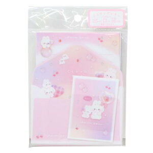 レターセット ミニサイズレター クラウドポップタイム クーリア 手渡し手紙セット ミニ封筒&ミニ便箋 メール便可 マシュマロポップ