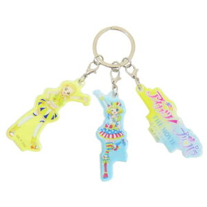 キーリング アイカツ!xプリパラ THE MOVIE 出会いのキセキ! 3連アクリルキーホルダー 03 ひなき&みれぃA バンダイ コレクション雑貨 アニメメール便可 マシュマロポップ