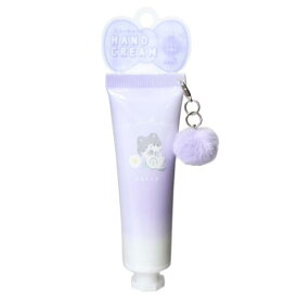 コスメ雑貨 ファーチャーム付きハンドクリーム ねこ クーリア プレゼント かわいい メール便可 マシュマロポップ