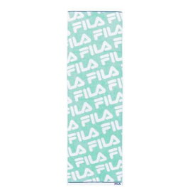 【ポイント10倍 & クーポン！】フェイスタオル FILA フィラ フルフィーコットン スポーツタオル 総柄 グリーン タオル美術館 プレゼント 汗拭きタオル メール便可 マシュマロポップ