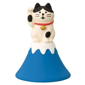 マスコット concombre 富士山招き猫 はちわれ デコレ インテリア かわいい マシュマロポップ