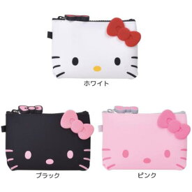 【ポイント10倍 & クーポン！】コスメポーチ ハローキティ NUU small ヌウスモール ホワイト ブラック ピンク サンリオ ピージーデザイン シリコンポーチ 小物入れ マシュマロポップ
