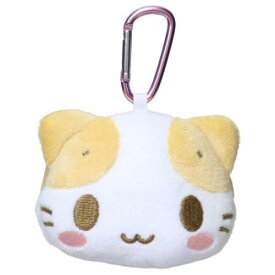 【ポイント10倍 & クーポン！】コインケース マシュマロみたいなふわふわにゃんこ カラビナ付き小銭入れ サンリオ かわいい 小物入れ マシュマロポップ