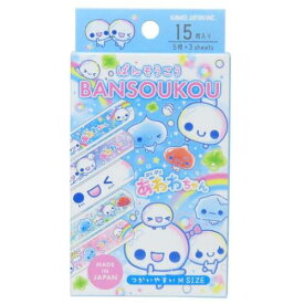 絆創膏 ぷくぷくあわわちゃん ばんそうこう Mサイズ カミオジャパン 衛生用品 かわいい メール便可 マシュマロポップ
