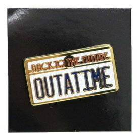 ピンズ バックトゥザフューチャー ピンバッジ ナンバープレート Back to the Future Green Flash コレクション雑貨 映画メール便可 マシュマロポップ