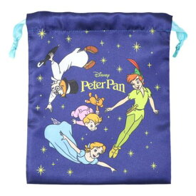 【ポイント10倍 & クーポン！】巾着袋 ピーターパン リボン巾着 星空 ディズニー スモールプラネット ギフト コスメポーチ かわいい メール便可 マシュマロポップ