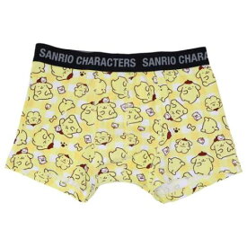男性用下着 ポムポムプリン ボクサーブリーフ チェック サンリオ スモールプラネット ギフト雑貨 メンズインナー メール便可 マシュマロポップ