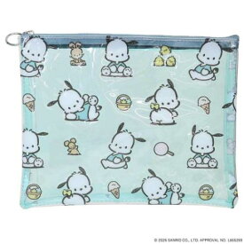 【ポイント10倍 & クーポン！】コスメポーチ ポチャッコ PVC ポーチ SANRIO CHARACTERS BASIC サンリオ エフエービージャパン 小物入れ かわいい メール便可 マシュマロポップ
