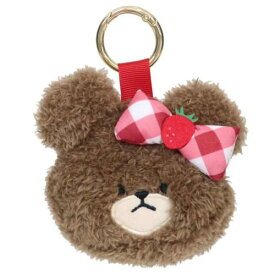 【ポイント10倍 & クーポン！】ミニポーチ くまのがっこう フェイスミニポーチ いちご ナカジマ 小物入れ 絵本 マシュマロポップ