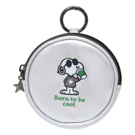 ミニポーチ スヌーピー サークルミニポーチ ジョークール Born to be cool ピーナッツ カミオジャパン 小物入れ マシュマロポップ