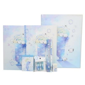 【ポイント10倍 & クーポン！】文具セット ずっとシマエナガ 8点文房具セット キララティックエナガ カミオジャパン 新学期準備文具 かわいい マシュマロポップ