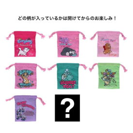 きんちゃく袋 ミニ巾着 全8種の内どれか1つ KAWAII little buddy ディズニー サンスター文具 コレクション雑貨 単品 メール便可 マシュマロポップ
